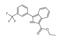 ethyl 3-[3-(trifluoromethyl)phenyl]-2H-isoindole-1-carboxylate结构式