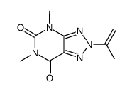 2-isopropenyl-4,6-dimethyl-2,4-dihydro-[1,2,3]triazolo[4,5-d]pyrimidine-5,7-dione结构式