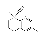 8-Quinolinecarbonitrile, 5,6,7,8-tetrahydro-3,8-dimethyl-结构式