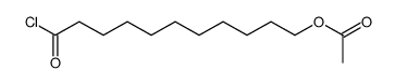 (11-chloro-11-oxoundecyl) acetate Structure