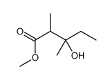 methyl 3-hydroxy-2,3-dimethylpentanoate Structure