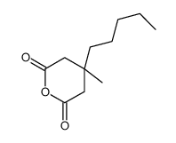 4-methyl-4-pentyloxane-2,6-dione Structure