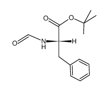 (S)-tert-butyl-2-formamido-3-phenylpropanoate结构式