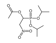 [1-di(propan-2-yloxy)phosphoryl-2-nitroethyl] acetate Structure