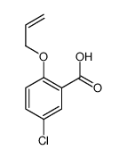 5-chloro-2-prop-2-enoxybenzoic acid结构式