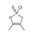 2-chloro-4,5-dimethyl-2-sulfanylidene-3H-1,2λ5-oxaphosphole结构式