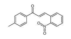 1-(4-methylphenyl)-3-(2-nitrophenyl)prop-2-en-1-one结构式