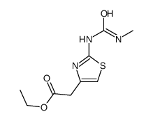 ethyl 2-[2-(methylcarbamoylamino)-1,3-thiazol-4-yl]acetate结构式