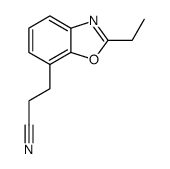 7-Benzoxazolepropanenitrile,2-ethyl-(9CI)结构式