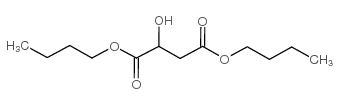 Butanedioic acid,2-hydroxy-, 1,4-dibutyl ester structure