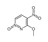 3-methoxy-4-nitro-1-oxidopyridazin-1-ium Structure