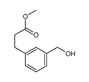 methyl 3-[3-(hydroxymethyl)phenyl]propanoate Structure