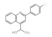 4-Quinolinemethanol,2-(4-chlorophenyl)-a-methyl- structure