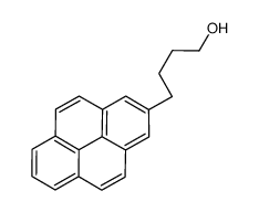 4-pyren-2-ylbutan-1-ol结构式