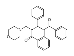 2-methylidene-4-(morpholin-4-ylmethyl)-1,3,5-triphenylpentane-1,5-dione结构式