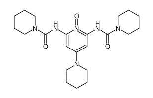 2',6'-bis-(piperidine-1-carbonylamino)-3,4,5,6-tetrahydro-2H-[1,4']bipyridinyl 1'-oxide结构式