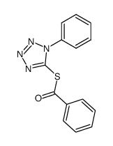 S-(1-phenyl-1H-tetrazol-5-yl)benzothioate Structure