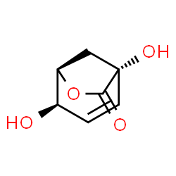 6-Oxabicyclo[3.2.1]oct-2-en-7-one, 1,4-dihydroxy-, (1R,4R,5R)- (9CI) structure