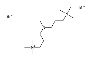 trimethyl-[3-[methyl-[3-(trimethylazaniumyl)propyl]amino]propyl]azanium,dibromide Structure