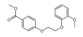 methyl 4-[2-(2-methoxyphenoxy)ethoxy]benzoate Structure