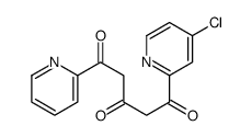 1-(4-chloropyridin-2-yl)-5-pyridin-2-ylpentane-1,3,5-trione Structure