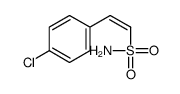 2-(4-chlorophenyl)ethenesulfonamide结构式