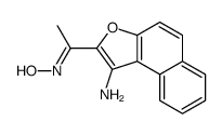N-[1-(1-aminobenzo[e][1]benzofuran-2-yl)ethylidene]hydroxylamine Structure