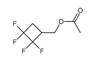 3-acetoxymethyl-1,1,2,2-tetrafluoro-cyclobutane结构式