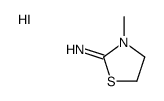 3-methyl-4,5-dihydro-1,3-thiazol-3-ium-2-amine,iodide结构式