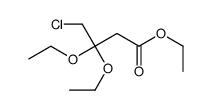 ethyl 4-chloro-3,3-diethoxybutanoate Structure