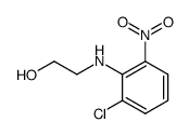 2-(2-chloro-6-nitro-anilino)-ethanol结构式
