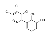 3-(2,3,4-trichlorophenyl)cyclohex-3-ene-1,2-diol Structure