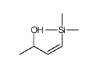 4-trimethylsilylbut-3-en-2-ol Structure