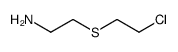 S-(2-Chloroethyl)thioethylamine Structure