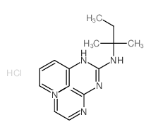 2-(2-methylbutan-2-yl)-3-pyridin-3-yl-1-pyrimidin-2-yl-guanidine结构式