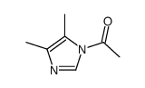 1-(4,5-dimethylimidazol-1-yl)ethanone结构式