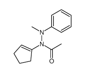 N1-(1-Cyclopenten-1-yl)-N2-methyl-N2-phenylacetohydrazide结构式