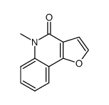 5-methyl-5H-furo[3,2-c]quinolin-4-one Structure