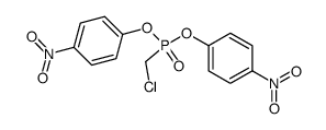 bis-p-nitrophenyl (chloromethyl)phosphonate结构式