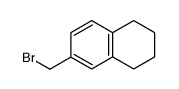 Naphthalene, 6-(bromomethyl)-1,2,3,4-tetrahydro-结构式