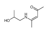 4-(2-hydroxypropylamino)pent-3-en-2-one Structure