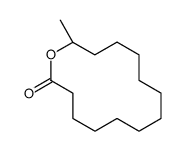 (14R)-14-methyl-oxacyclotetradecan-2-one Structure