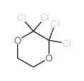 1,4-Dioxane,2,2,3,3-tetrachloro- Structure