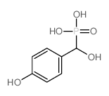 Phosphonic acid,[hydroxy(4-hydroxyphenyl)methyl]- (9CI) Structure