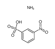 3-nitro-benzenesulfonic acid , ammonium salt Structure