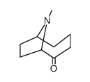 9-Azabicyclo[4.2.1]nonan-2-one,9-methyl-(9CI)结构式