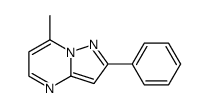 7-methyl-2-phenylpyrazolo[1,5-a]pyrimidine结构式