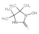 1-hydroxy-4,4,5,5-tetramethyl-imidazolidine-2-thione结构式