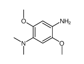 2,5-dimethoxy-N,N-dimethylbenzene-1,4-diamine结构式