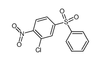 (3-chloro-4-nitro-phenyl)-phenyl sulfone Structure